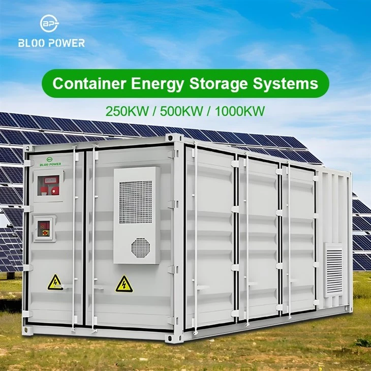 Container storage system With Solar Panel
