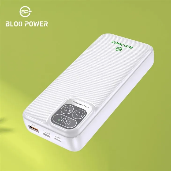 Compact size with 20000mAh power